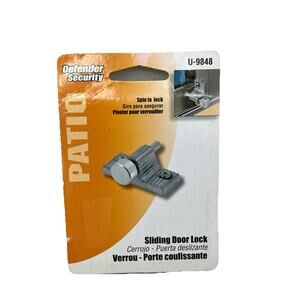 Defender Security Twist-In Patio Sliding Door/ Window Lock U-9848. {107}.